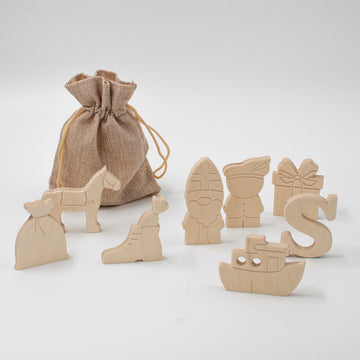 Lovelties sinterklaas figuren houten speelgoed